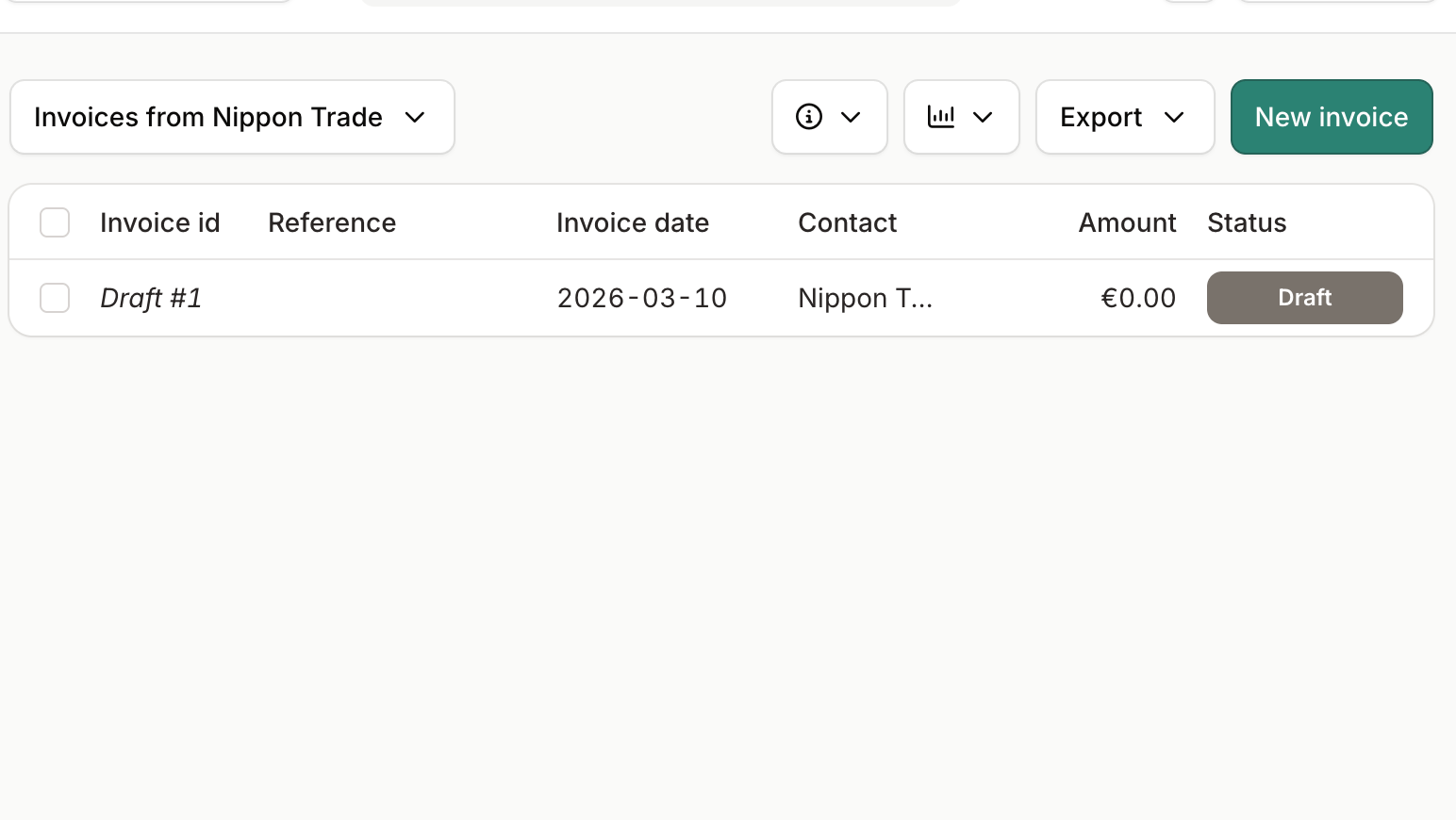 Invoice in Moneybird